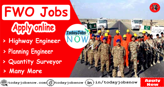 FWO Jobs Recruitment 2023 – Frontier Works Organization Careers